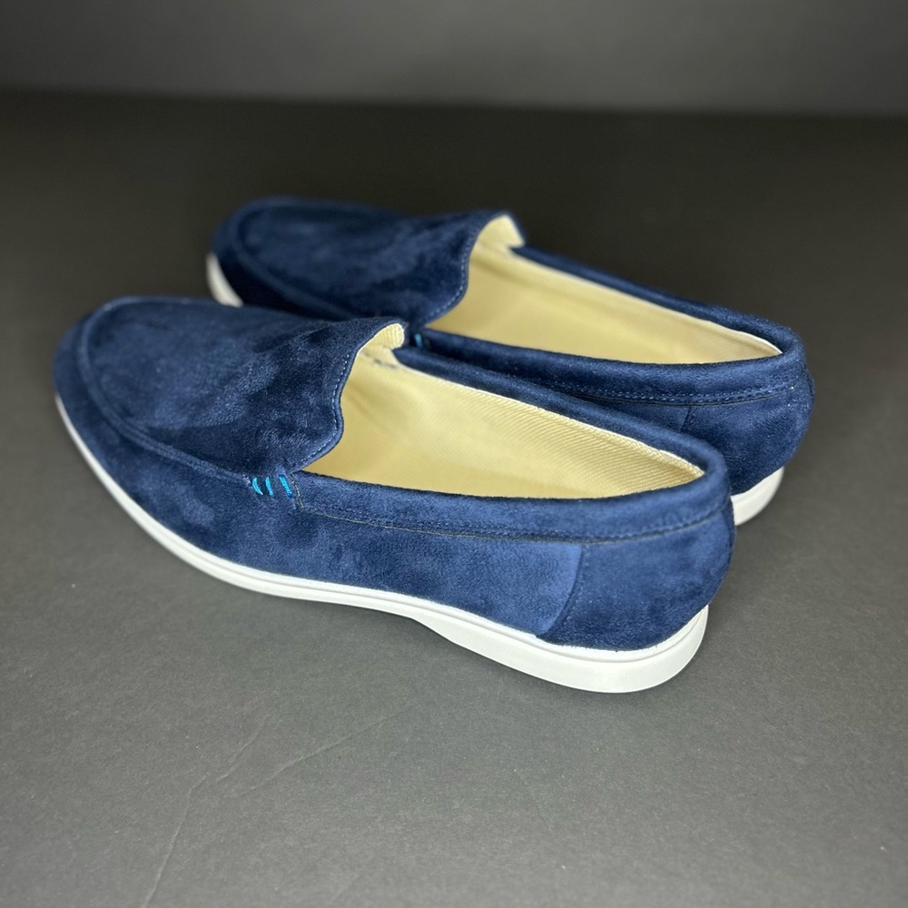 Men's Classic Blue Loafers - Picture 4 of 7